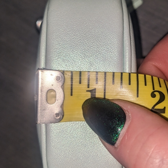 SOLD!!!! Coach Purse Bag Charm Mini Carmen Bag in Pearlilized Smooth Mint - Picture 11 of 13